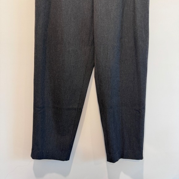 Talbots Womens Gray Career Dress Pants Size 12 Office Straight Leg Trousers Work - Picture 6 of 10